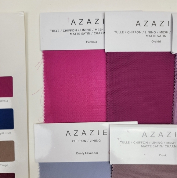 Azazie Dress Color Swatch Sample Bundle - Picture 8 of 11